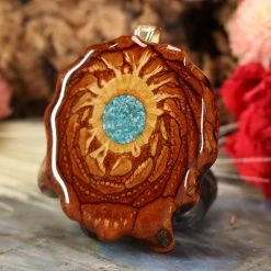 TEP Pendants Crushed Turquoise (Glows)