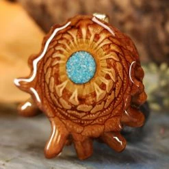 TEP Crushed Turquoise (Glows) Pendants