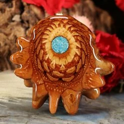 TEP Crushed Turquoise (Glows) Pendants