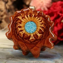 TEP Pendants Crushed Turquoise (Glows)