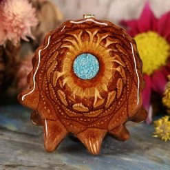 TEP Pendants Crushed Turquoise (Glows)