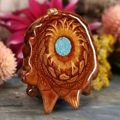 TEP Pendants Crushed Turquoise (Glows) 7 TEP Pendants Crushed Turquoise (Glows)