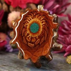 TEP Pendants Crushed Malachite (Glows)