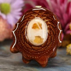 TEP Mexican Fire Opal Pendants