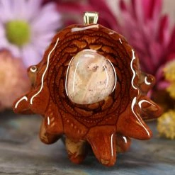 TEP Mexican Fire Opal Pendants