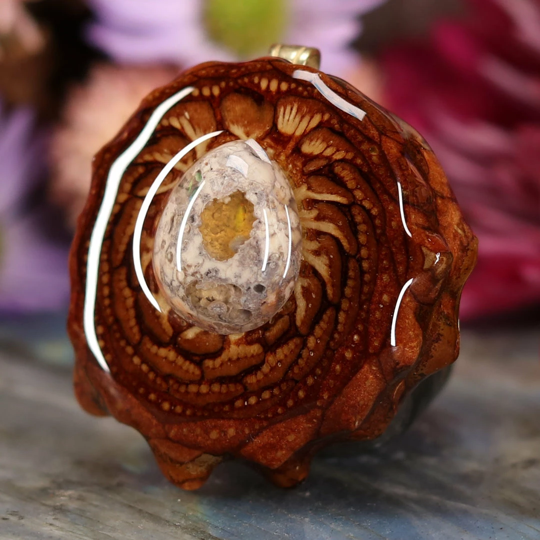 TEP Mexican Fire Opal Pendants 4 TEP Mexican Fire Opal Pendants