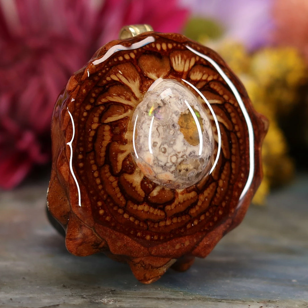 TEP Mexican Fire Opal Pendants 5 TEP Mexican Fire Opal Pendants