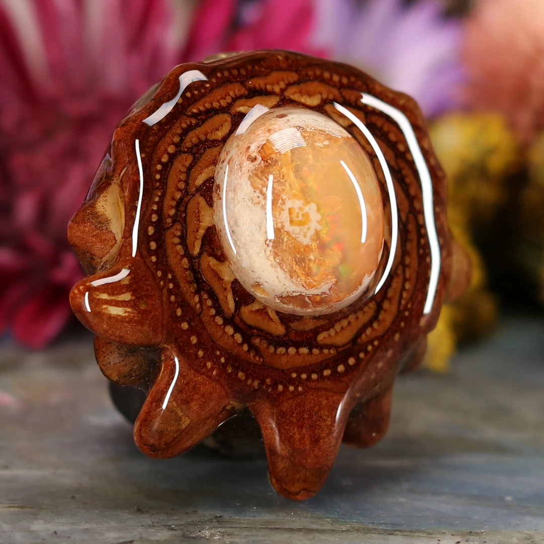 TEP Pendants Mexican Fire Opal 5 TEP Pendants Mexican Fire Opal