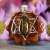TEP Ammolite With Silver Merkaba