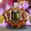 TEP Ammolite With Silver Merkaba
