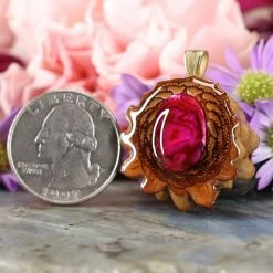 TEP Pendants Pink Paua Shell