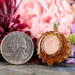 TEP Rose Quartz Pendants