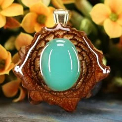 TEP Chrysoprase Pendants