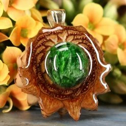 TEP Pendants Chrome Diopside