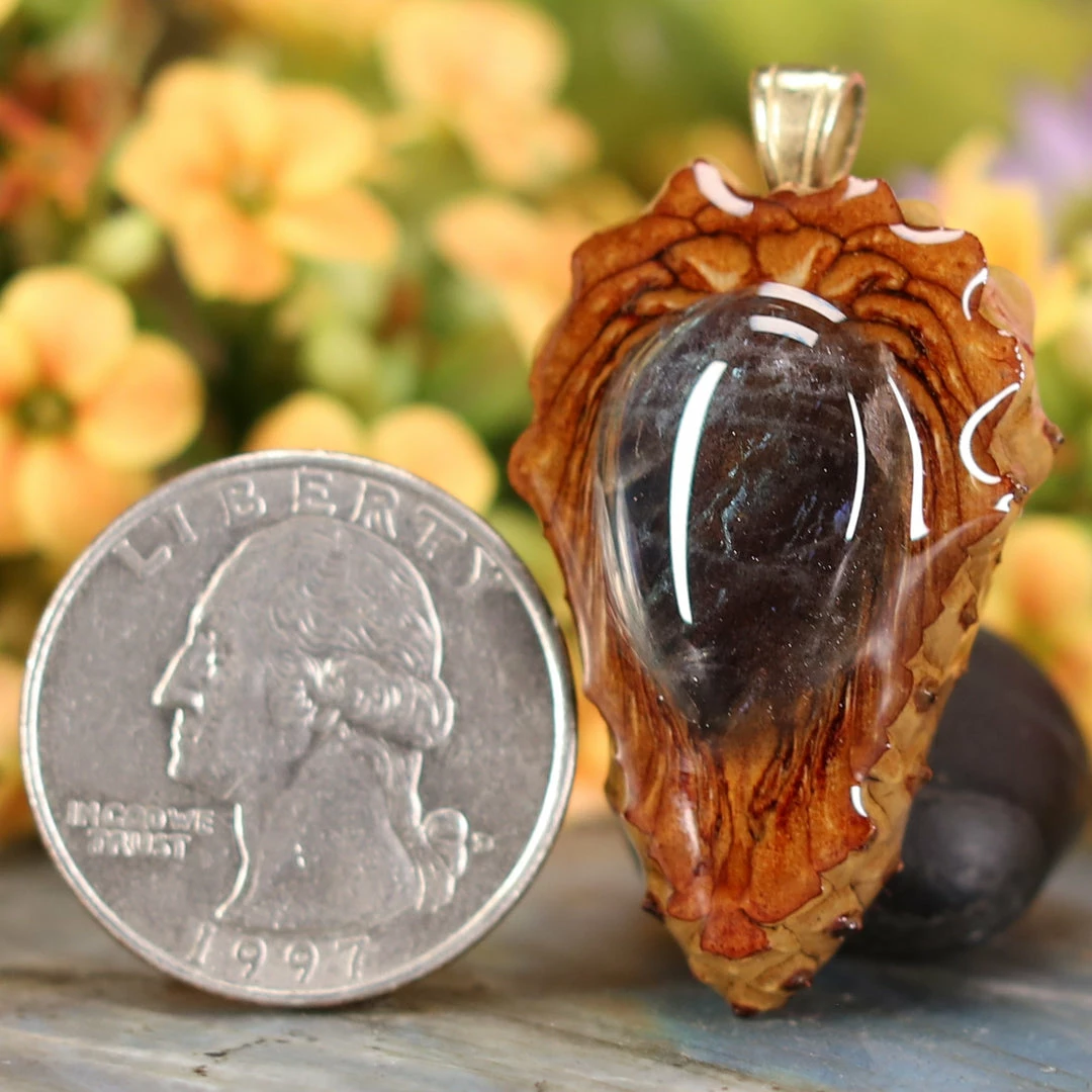 TEP Pendants Labradorite Teardrop 4 TEP Pendants Labradorite Teardrop