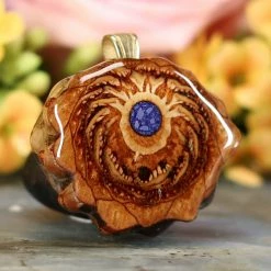 TEP Pendants Crushed Lapis (Glows) 7 TEP Pendants Crushed Lapis (Glows)