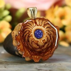 TEP Crushed Lapis (Glows) Pendants