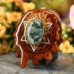 TEP Seraphinite With Gold Merkaba