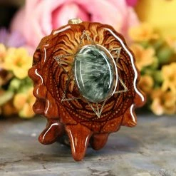 TEP Seraphinite With Gold Merkaba