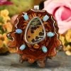 TEP Pendants Sunset Moth Butterfly Wing With Multi-Stone