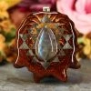 TEP Labradorite With Gold Sri Yantra