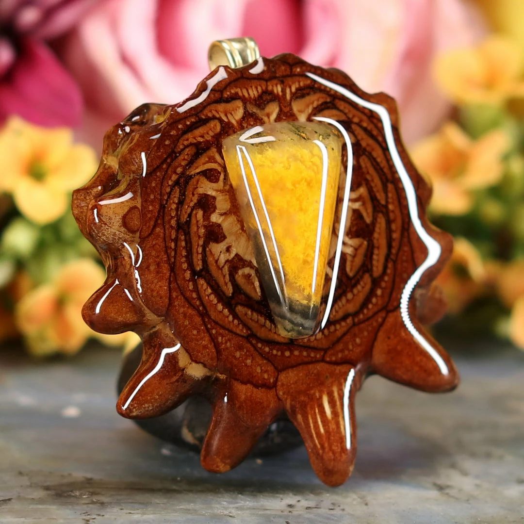 TEP Bumblebee Jasper Pendants 5 TEP Bumblebee Jasper Pendants