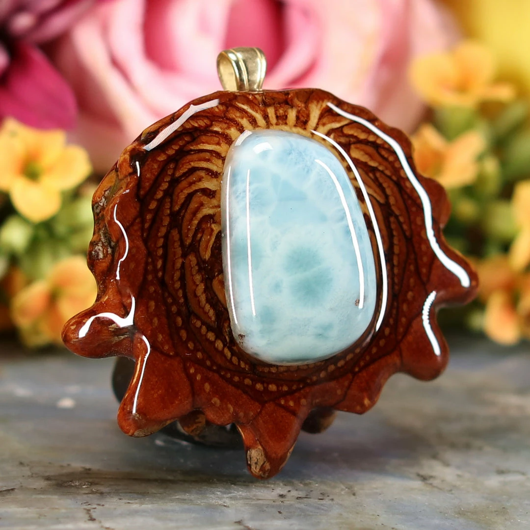 TEP Pendants Larimar 5 TEP Pendants Larimar