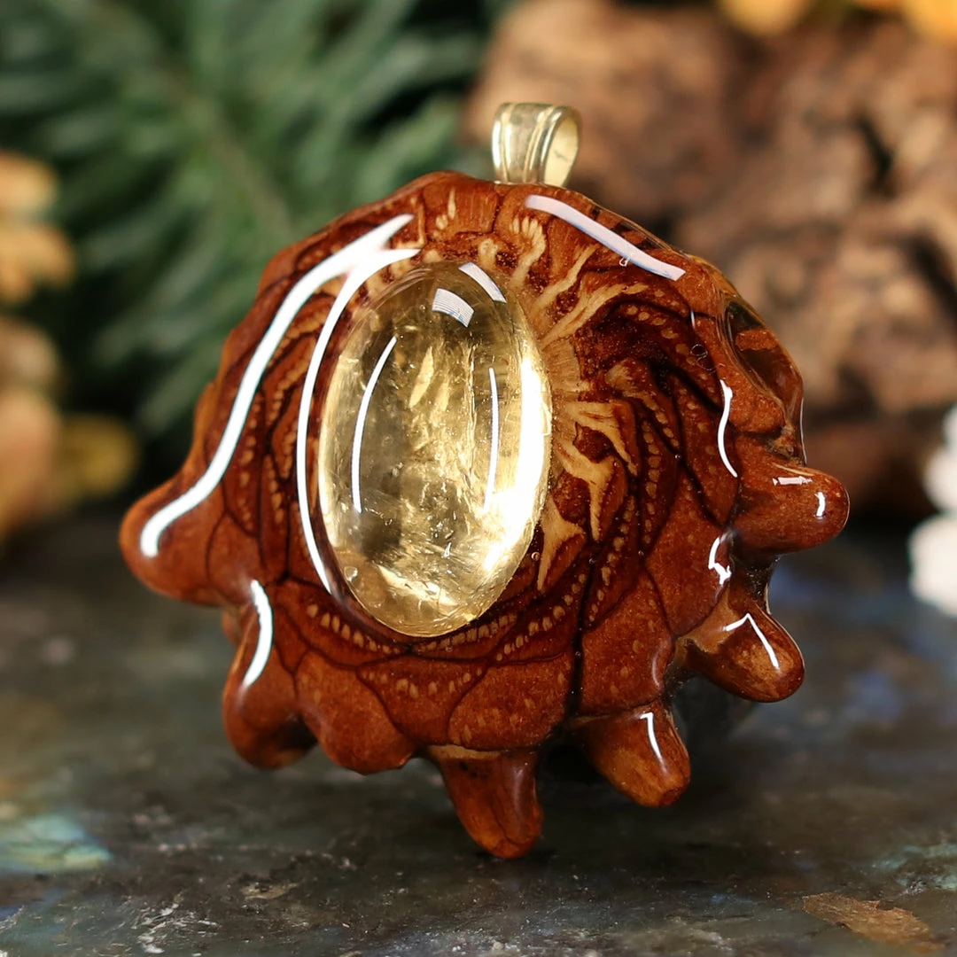 TEP Citrine Pendants 4 TEP Citrine Pendants