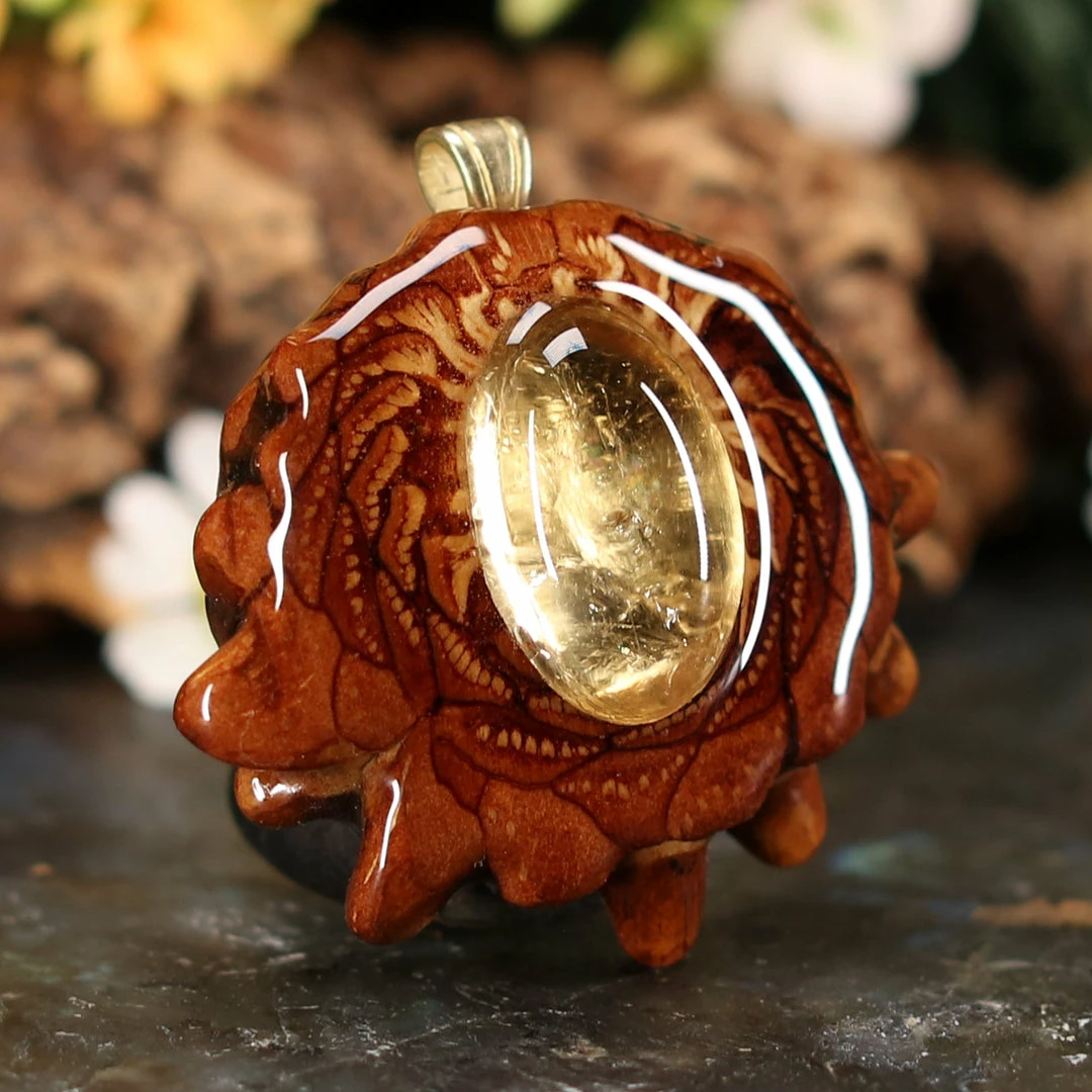 TEP Citrine Pendants 5 TEP Citrine Pendants