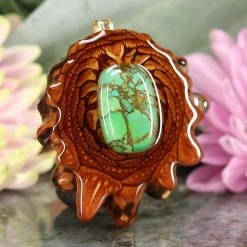 TEP Green Mohave Turquoise Pendants 7 TEP Green Mohave Turquoise Pendants