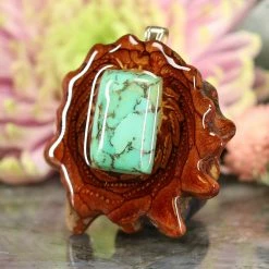 TEP Green Mohave Turquoise Pendants