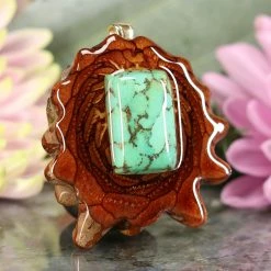 TEP Green Mohave Turquoise Pendants