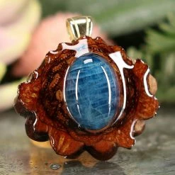 TEP Pendants Blue Apatite 7 TEP Pendants Blue Apatite