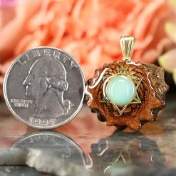 TEP Turquoise With Gold Merkaba