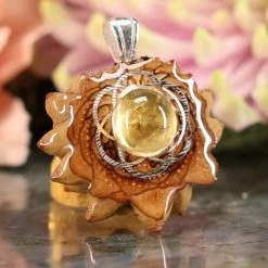TEP Citrine With Silver Seed Of Life Pendants 7 TEP Citrine With Silver Seed Of Life Pendants