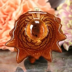 TEP Yellow Amber Pendants