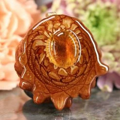 TEP Yellow Amber Pendants