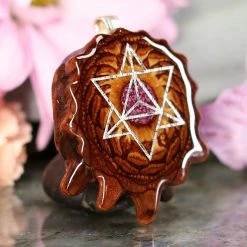 TEP Crushed Sugilite (Glows) With Silver Merkaba Pendants 7 TEP Crushed Sugilite (Glows) With Silver Merkaba Pendants