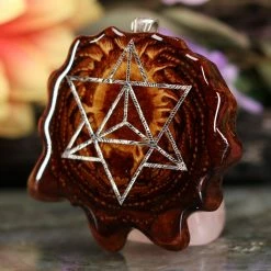 TEP Natural With Silver Merkaba