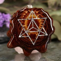 TEP Natural With Silver Merkaba