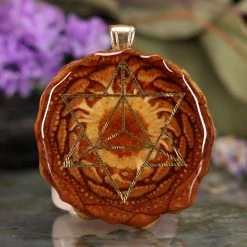 TEP Natural With Gold Merkaba