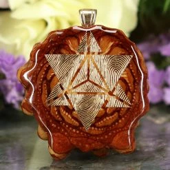 TEP Natural With Gold Reverse Merkaba