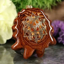 TEP Natural With Gold 64 Star Tetrahedron 7 TEP Natural With Gold 64 Star Tetrahedron