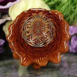 TEP Natural With Gold Flower Of Life