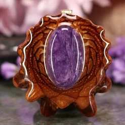 TEP Charoite Pendants