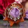 TEP Charoite With Silver 64 Star Tetrahedron