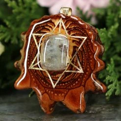 TEP Aquamarine With Gold Merkaba