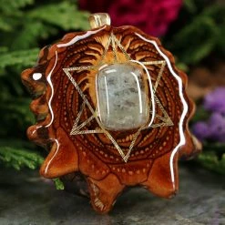 TEP Aquamarine With Gold Merkaba