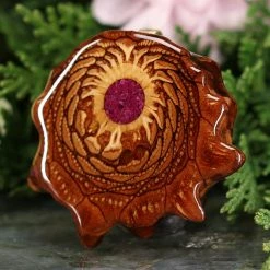 TEP Crushed Sugilite (Glows) Pendants