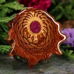 TEP Crushed Sugilite (Glows) Pendants